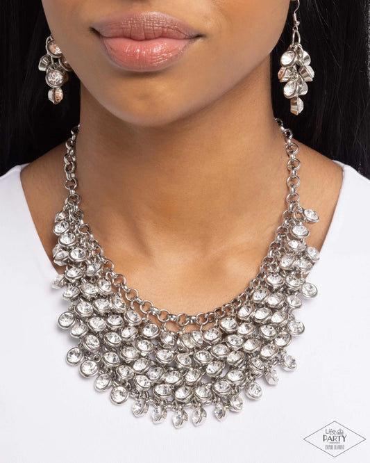 The Shannon White Gem Life Of The Party Empire Diamond Encore ZI Necklace