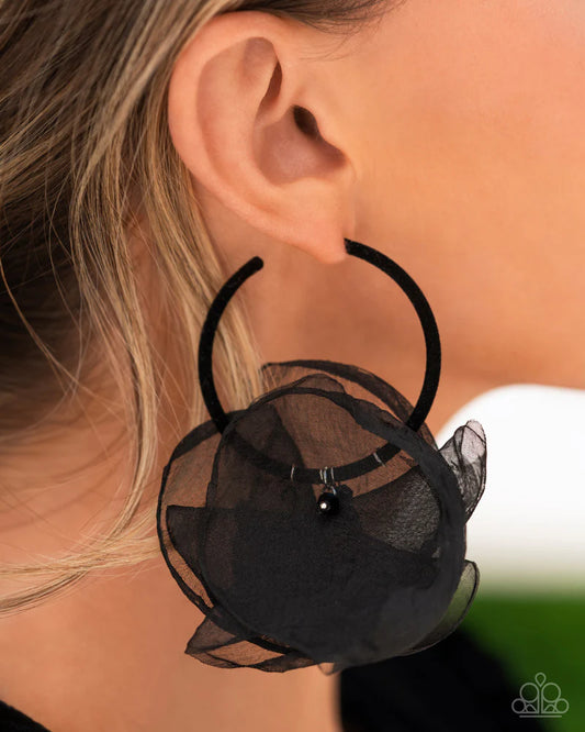 Passionate Promenade - Black ♥ Earrings