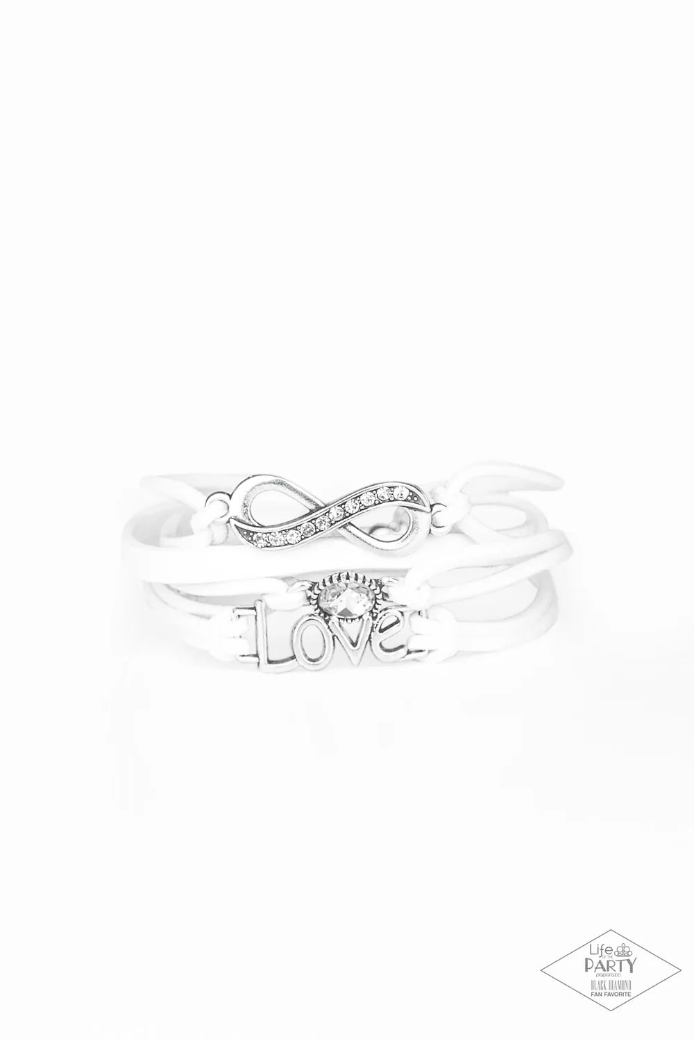 Infinitely Irresistible - White ♥ Bracelet