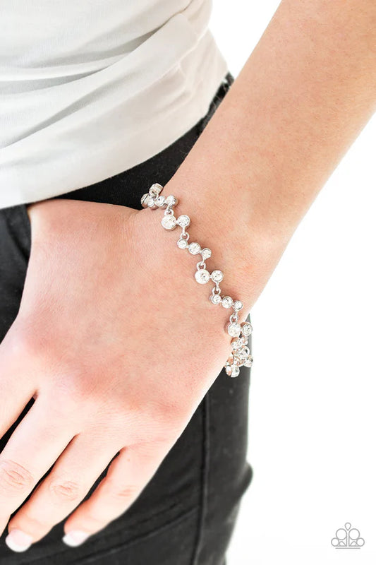 Starlit Stunner - White ♥ Bracelet