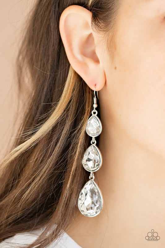 ♥ Metro Momentum - White ♥ Earrings