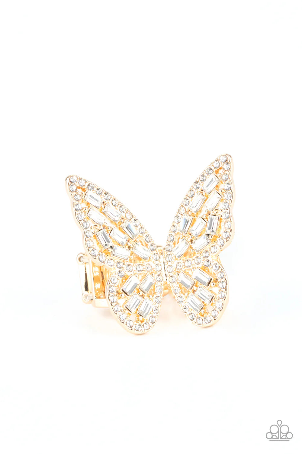 Flauntable Flutter - Gold ♥ Ring