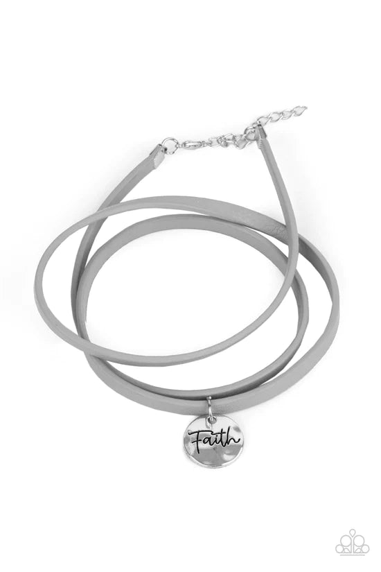 Wonderfully Worded - Silver ♥ Bracelet