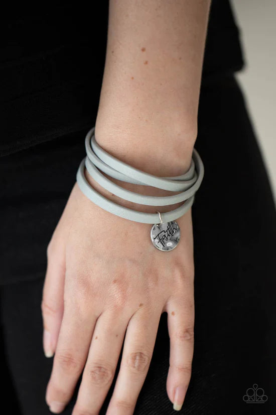 Wonderfully Worded - Silver ♥ Bracelet