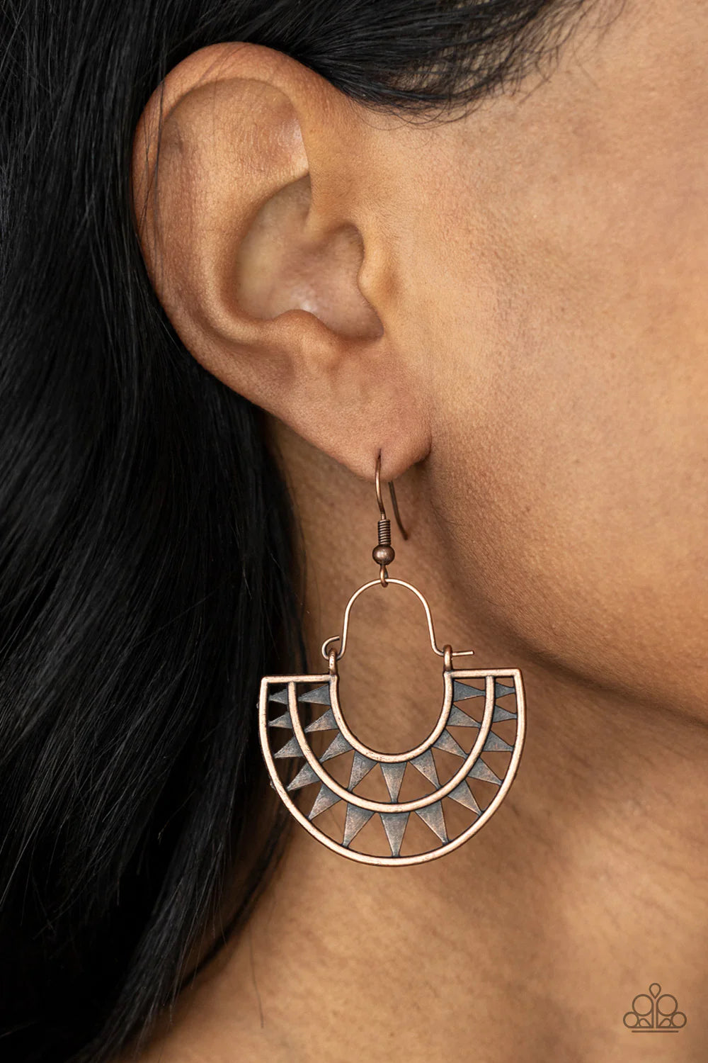 Solar Surge - Copper ♥ Earrings