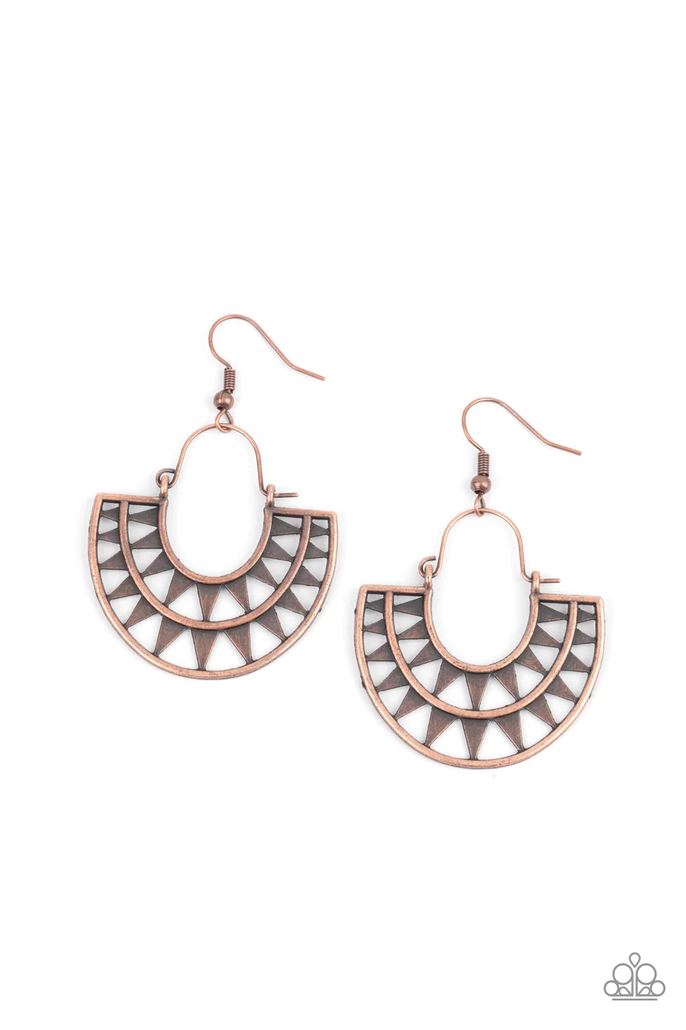 Solar Surge - Copper ♥ Earrings