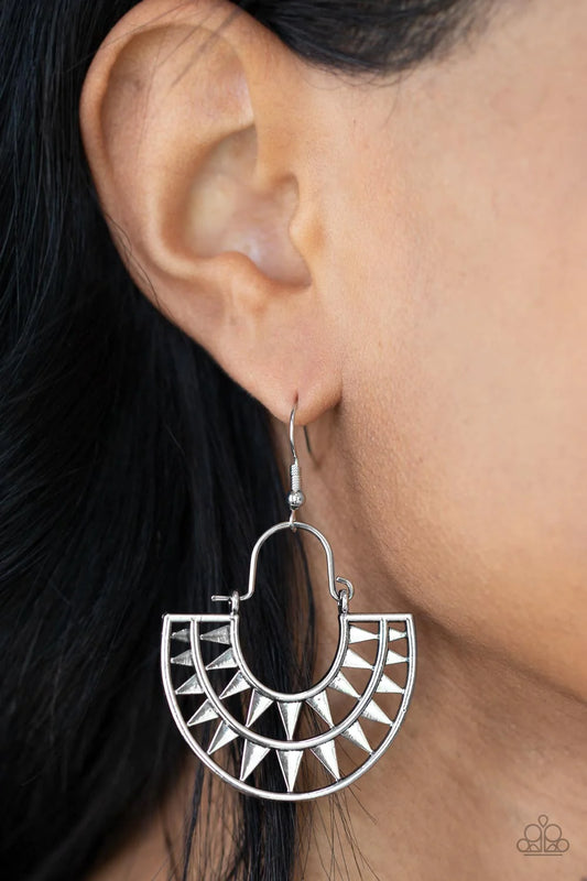 ♥ Solar Surge - Silver ♥ Earrings