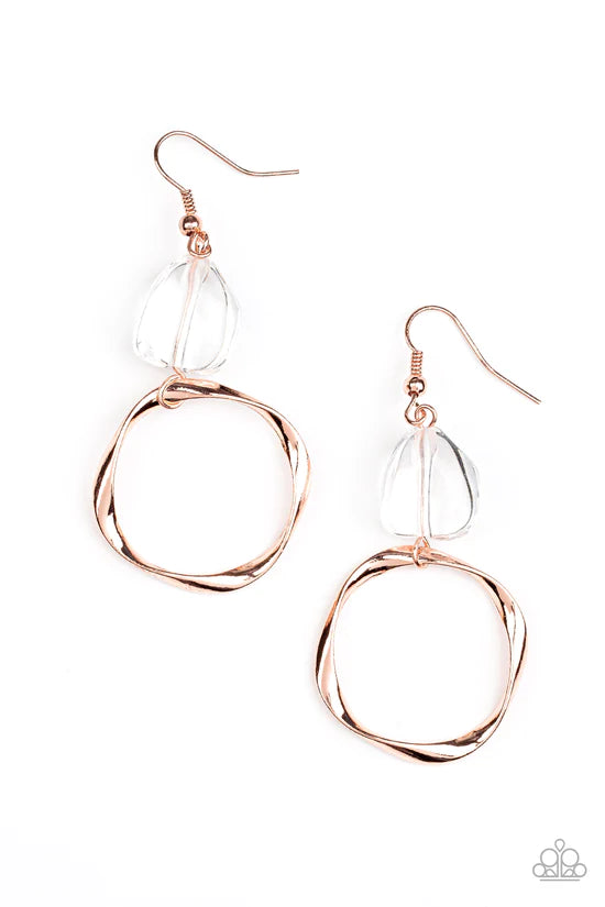 All Clear - Copper ♥ Earrings