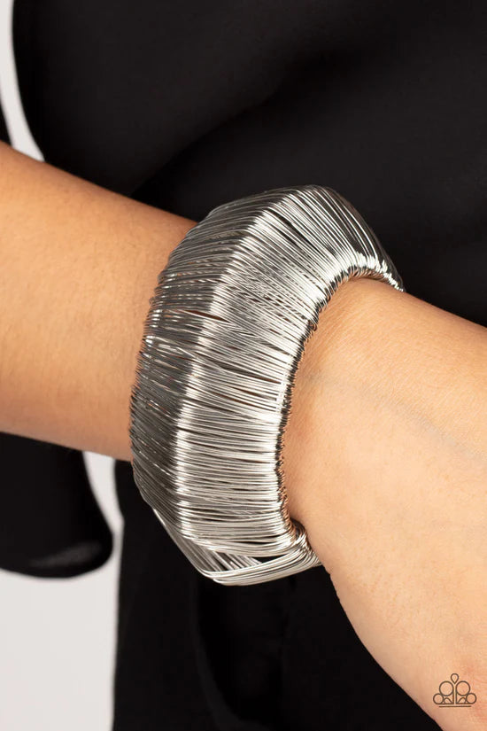 Wild About Wire - Silver ♥ Bracelet