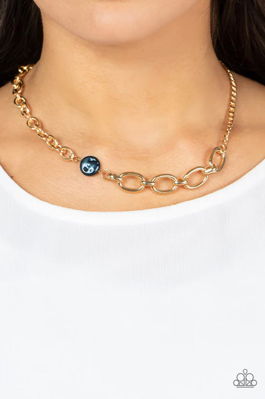 ♥ Picnic in Paris - Blue ♥ Necklace