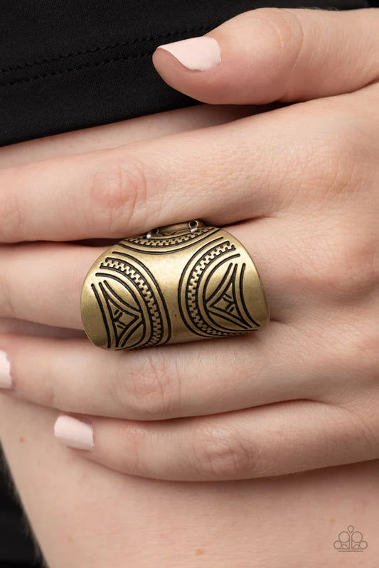 Pharaoh Party - Brass ♥ Ring