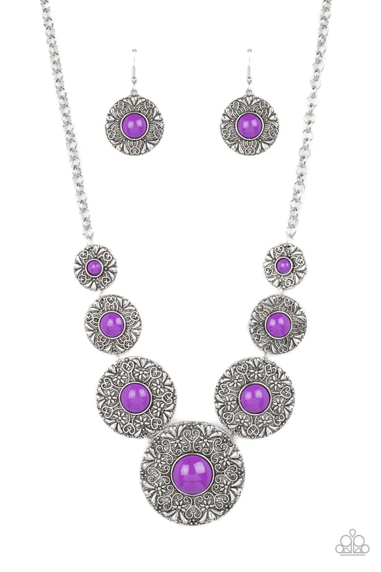 ♥ Garden Glade - Purple ♥ Necklace