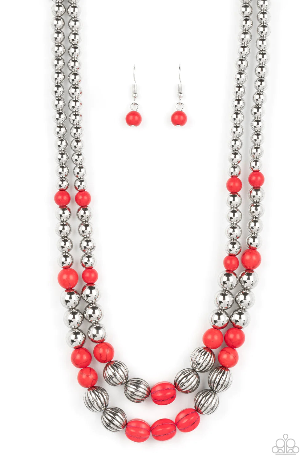 ♥ Country Road Trip - Red ♥ Necklace