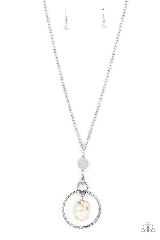 the PIECE - White ♥ Necklace