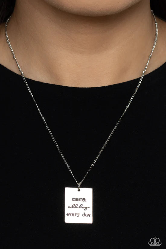 Mama MVP - Silver ♥ Necklace