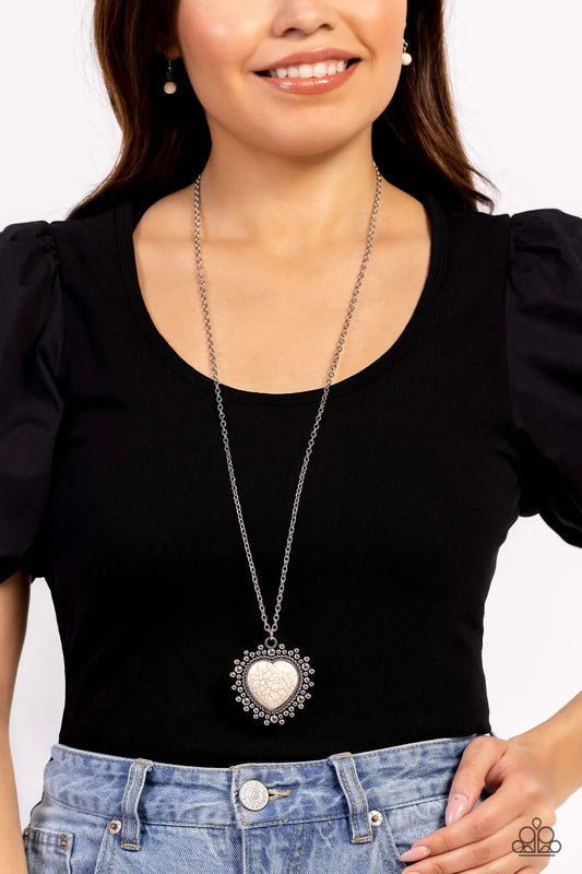 Southwestern Sentiment - White ♥ Necklace