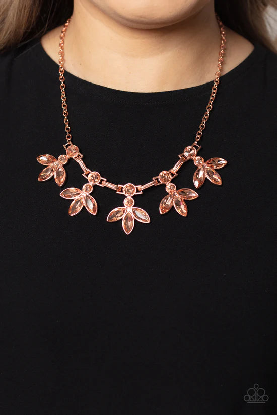 Dauntlessly Debonair - Copper ♥ Necklace