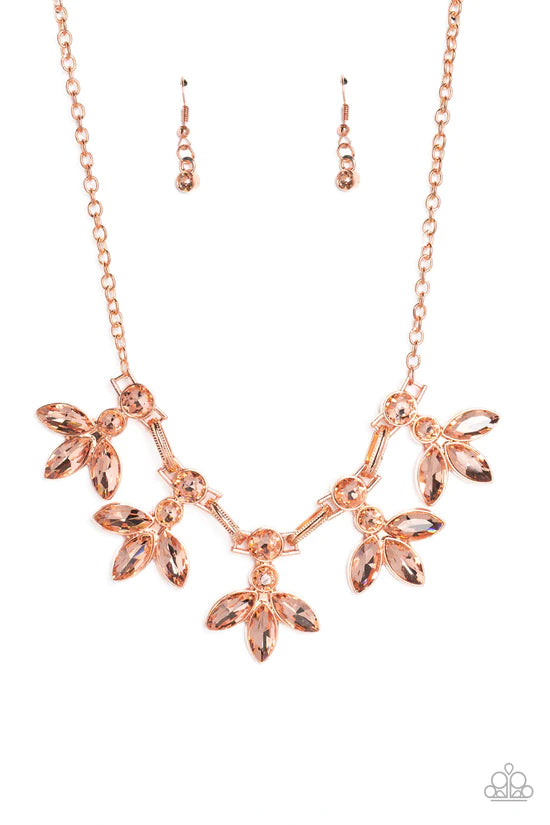 Dauntlessly Debonair - Copper ♥ Necklace