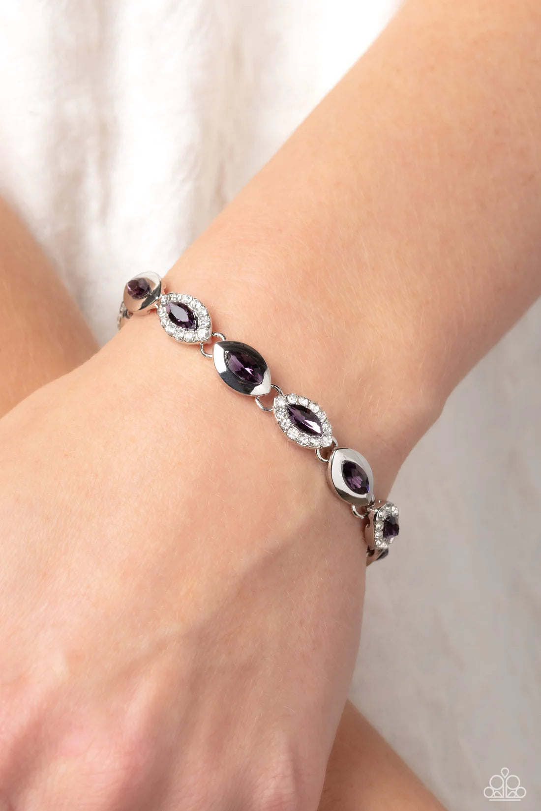 Some Serious Sparkle - Purple ♥ Bracelet