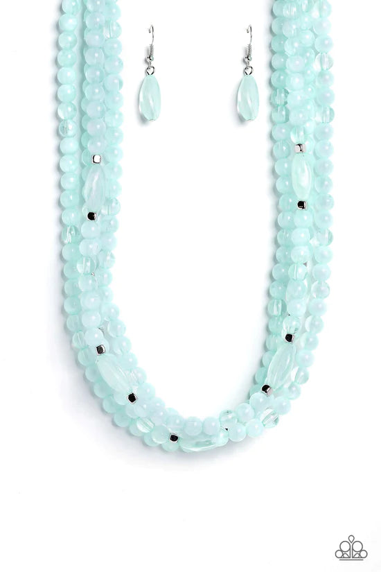 Layered Lass - Blue ♥ Necklace