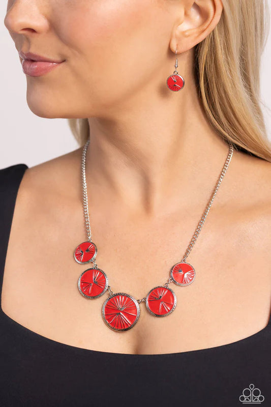 ♥ PALM Before the Storm - Red ♥ Necklace