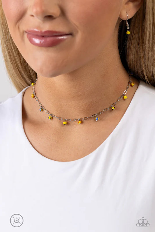 Beach Ball Bliss - Yellow ♥ Necklace