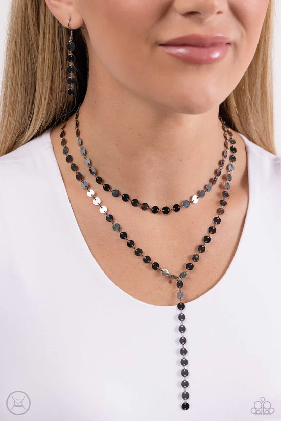 ♥ Reeling in Radiance - Black ♥ Necklace