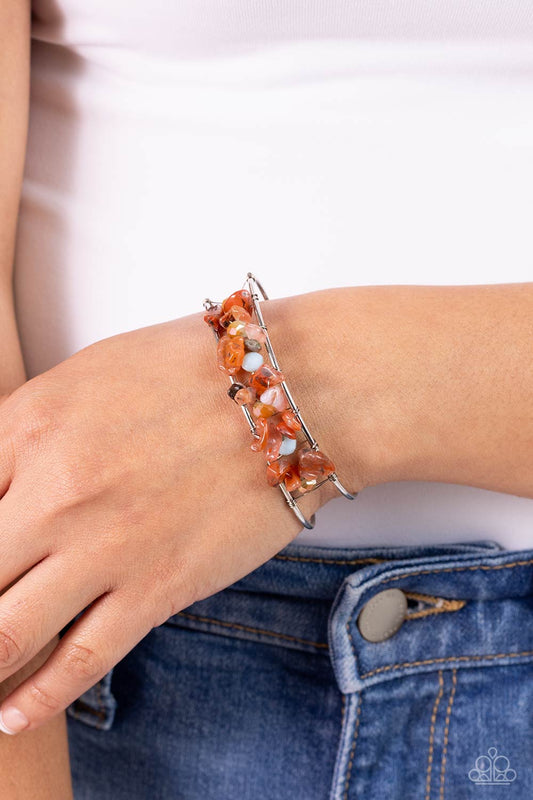 Handcrafted Headliner - Orange ♥ Bracelet