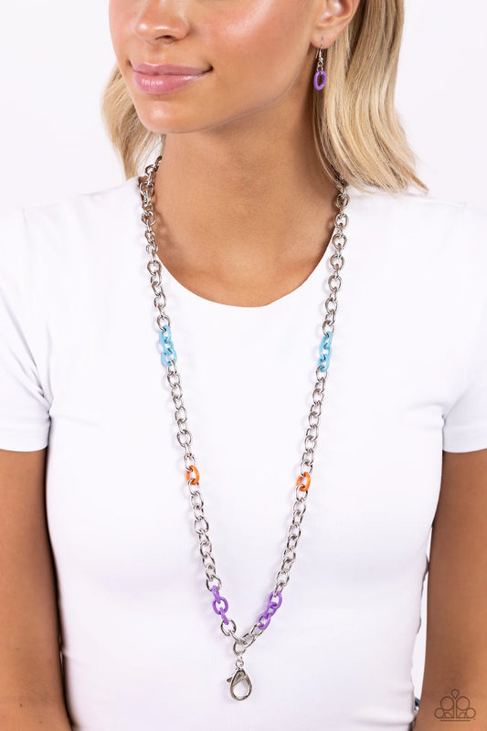 ♥ Colored Cabana - Multi ♥ Lanyard