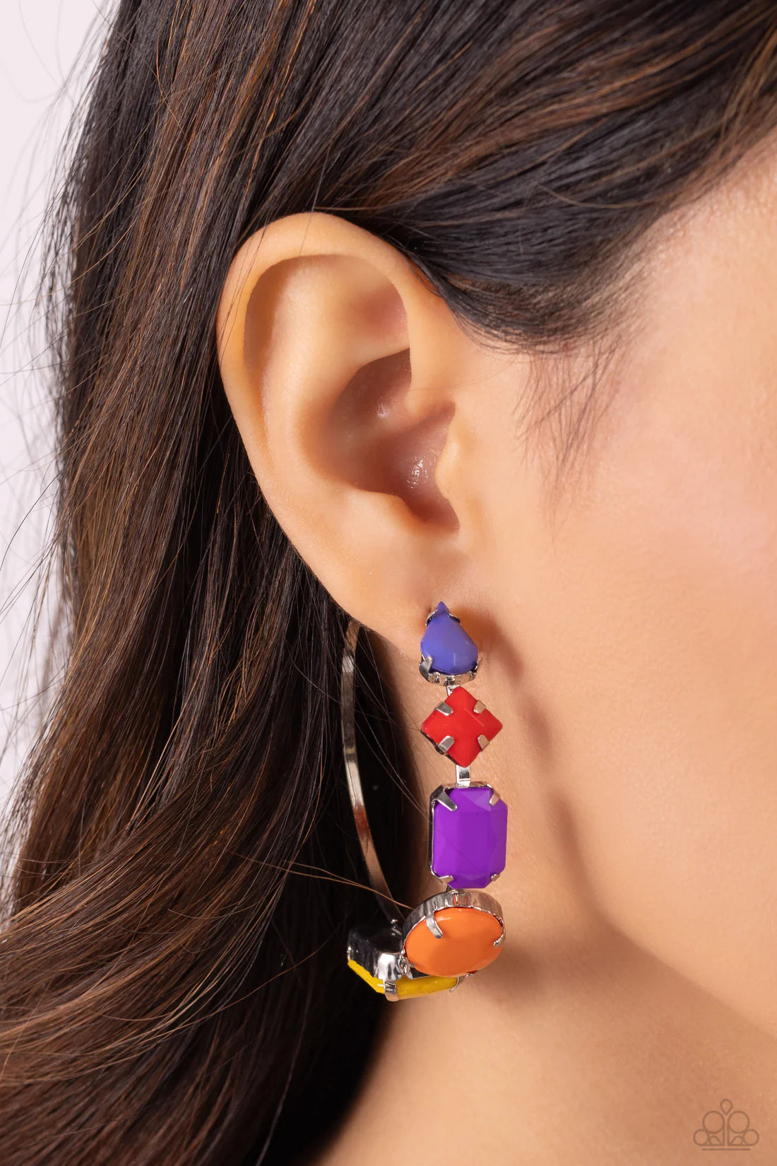 ♥ Geometric Gamer - Multi ♥ Earrings