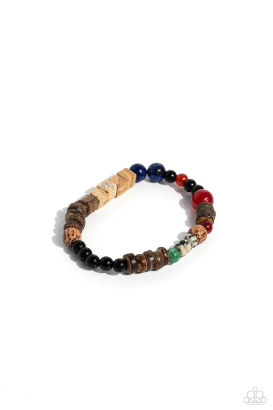 ♥ I WOOD Be So Lucky - Blue ♥ Bracelet