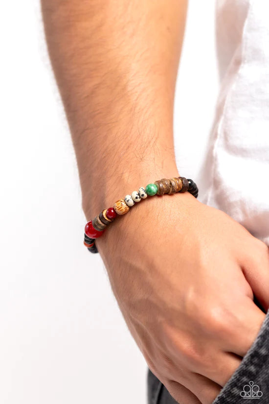 ♥ I WOOD Be So Lucky - Blue ♥ Bracelet