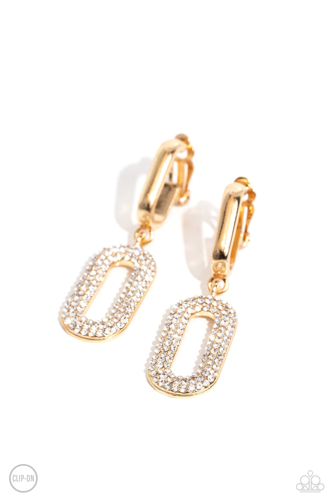 ♥ Linked Luxury - Gold ♥ Clip-On