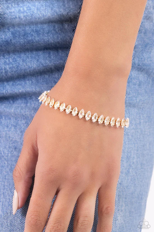 ♥ Marquise Masterpiece - Gold ♥ Bracelet