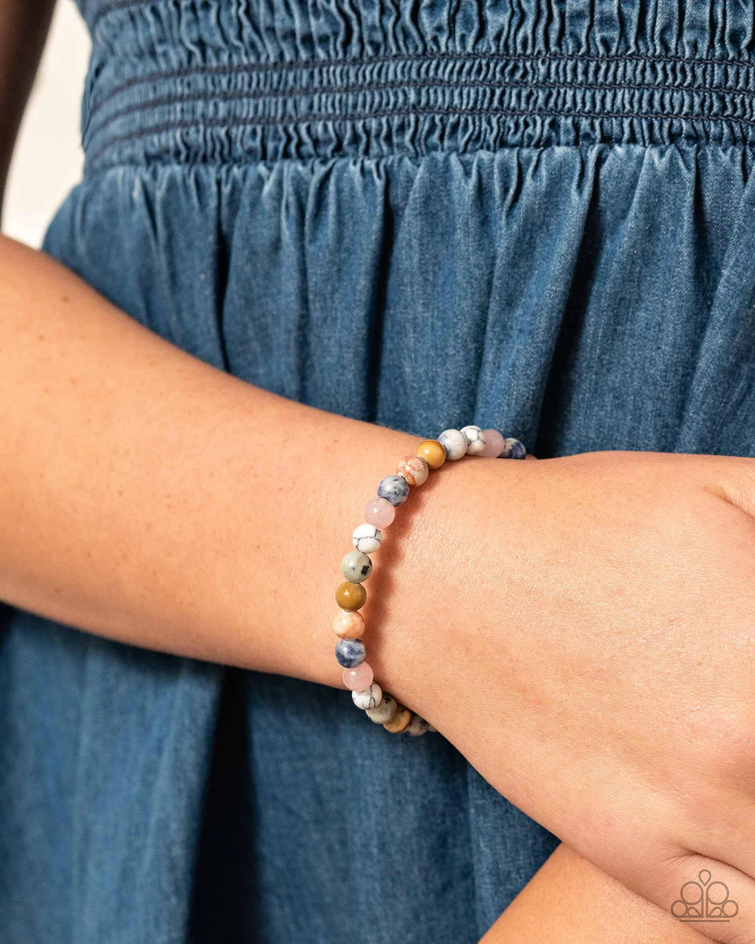 ♥ Sinuous Stones - Multi ♥ Bracelet