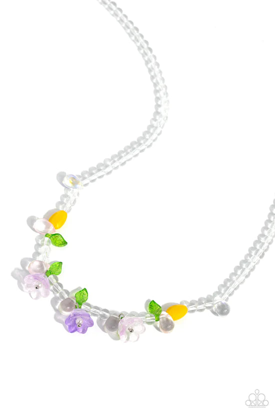 World GLASS Wonder - Purple ♥ Necklace