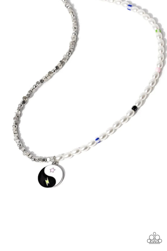 ♥ Youthful Yin and Yang - Black ♥ Necklace