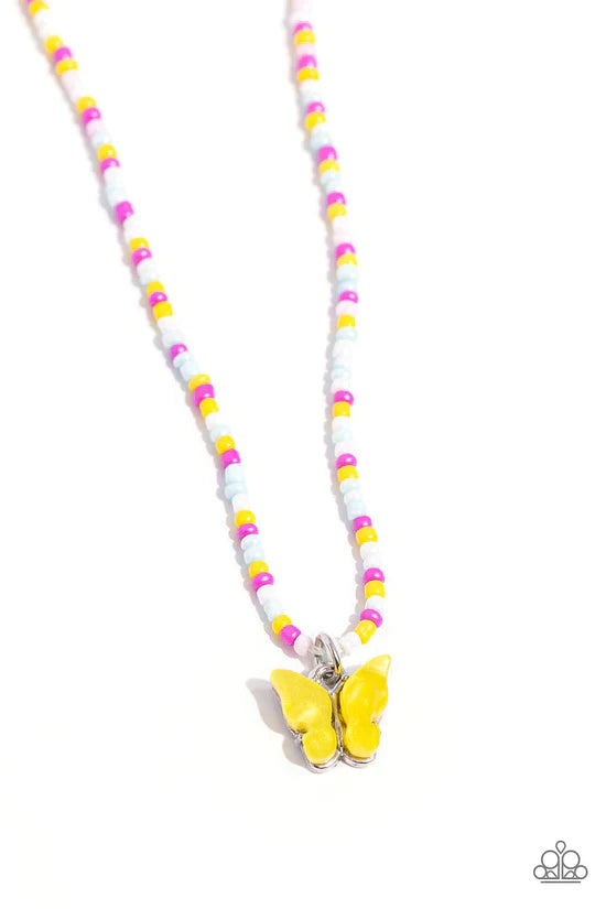 Soaring Shell - Yellow ♥ Necklace