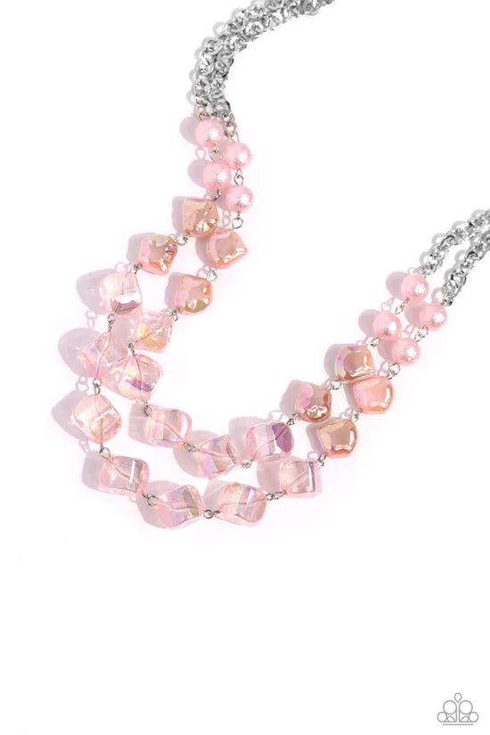 Eclectic Embellishment - Pink ♥ Necklace