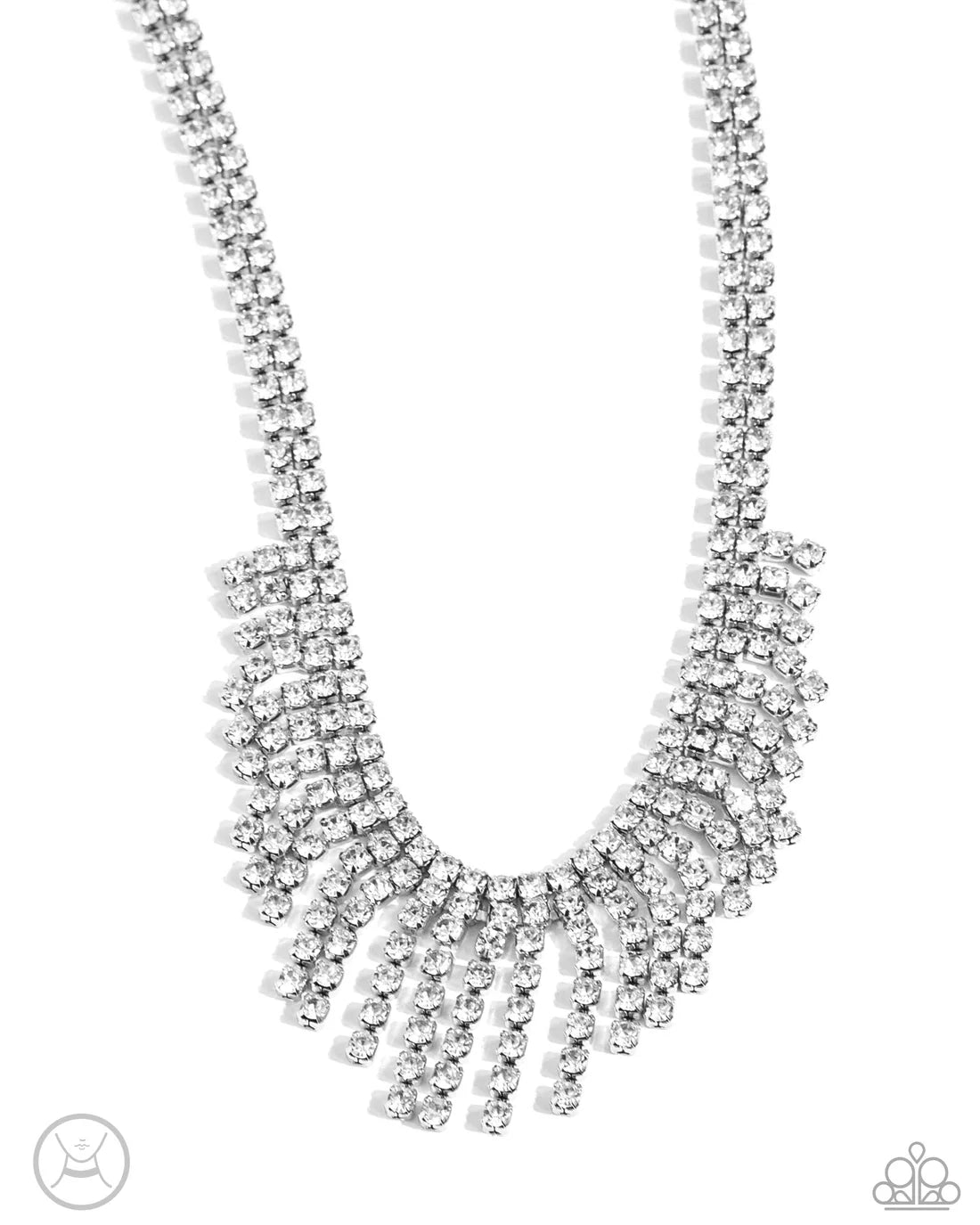 Daring Decadence - White ♥ Necklace