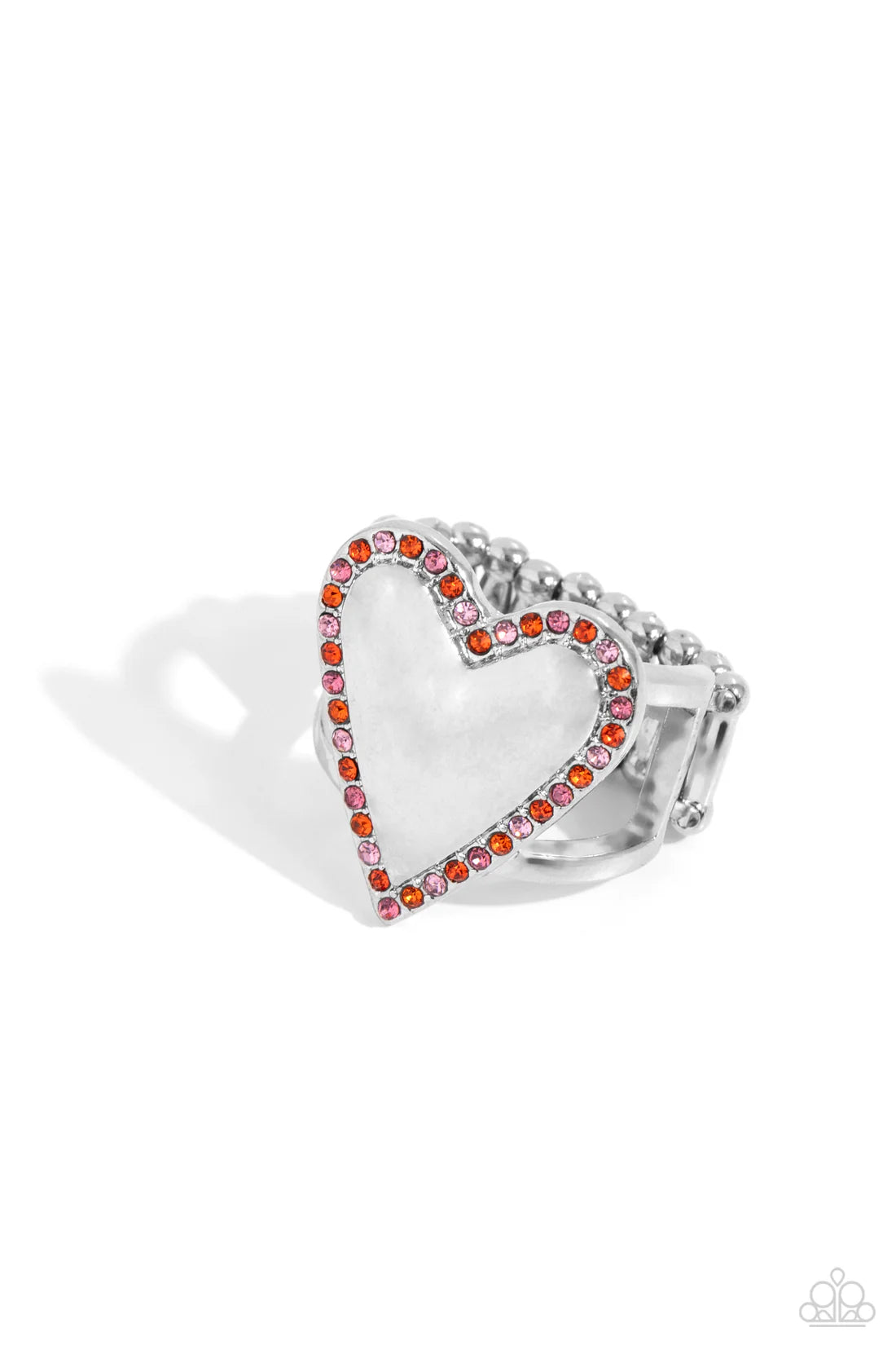 Smitten Shimmer - Orange ♥ Ring