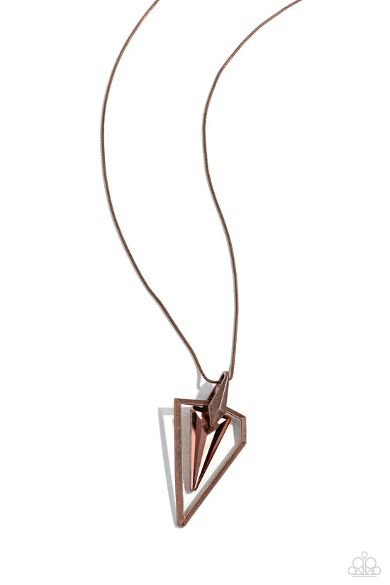 ♥ Trifecta Tyrant - Copper ♥ Necklace