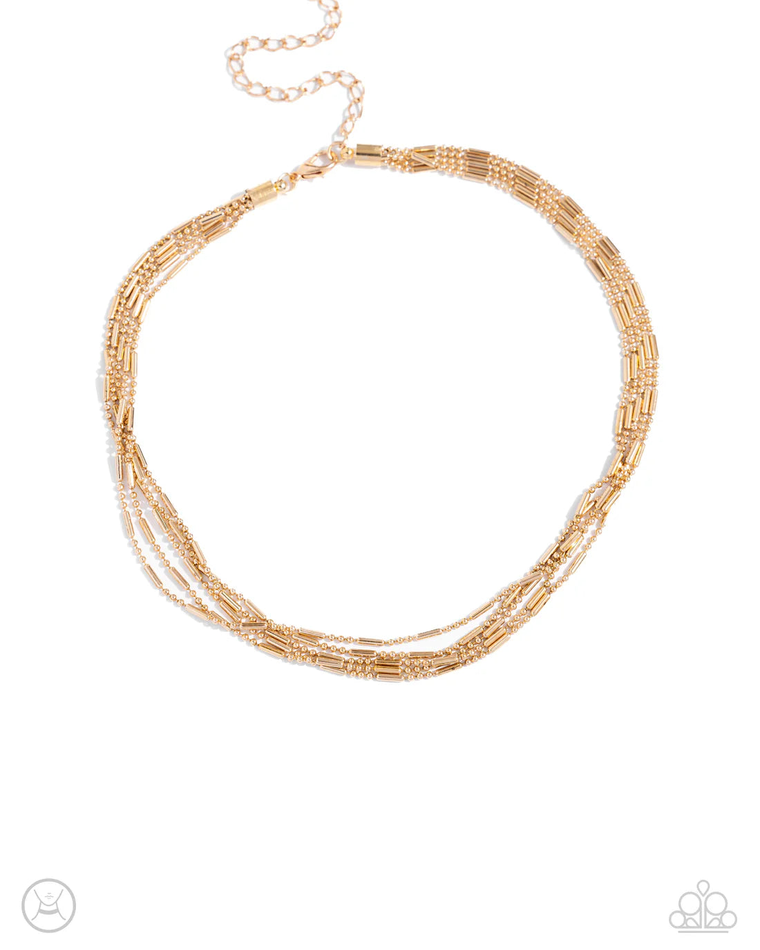 Monochromatic Marvel - Gold ♥ Necklace