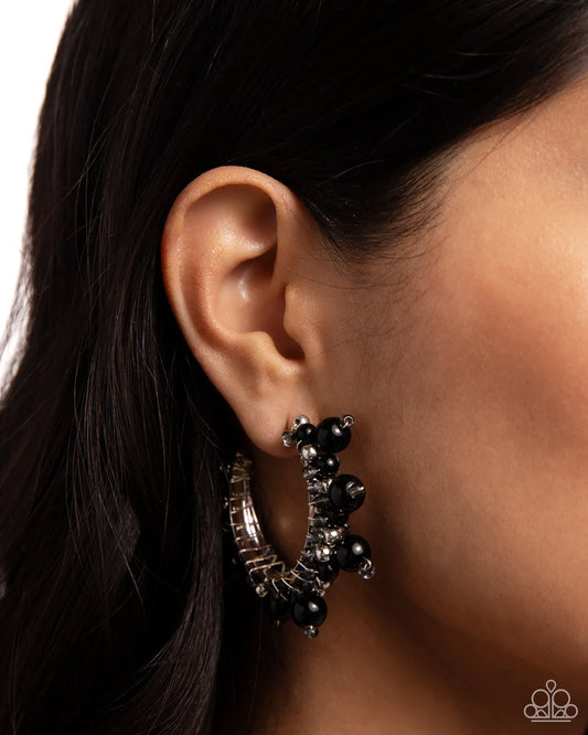 Elite Expense - Black ♥ Earrings