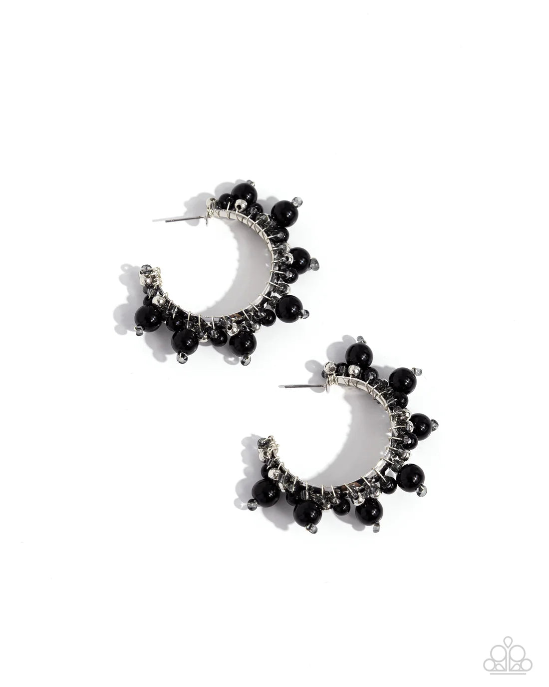 Elite Expense - Black ♥ Earrings