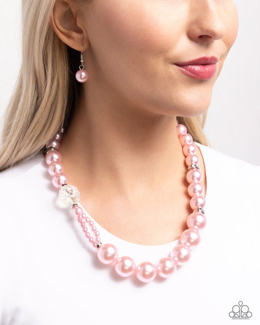 Crystal Class - Pink ♥ Necklace