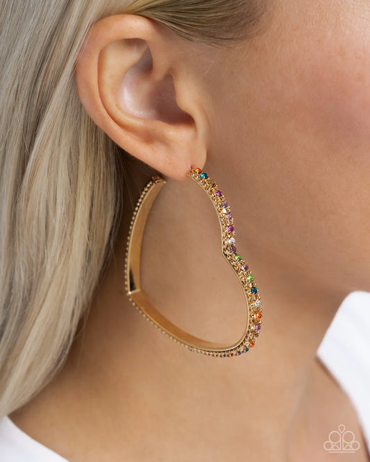 Halftime Hearts 2 - Multi ♥ Earrings