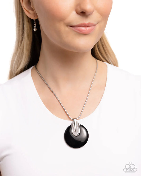 Cutting Charm - Black ♥ Necklace