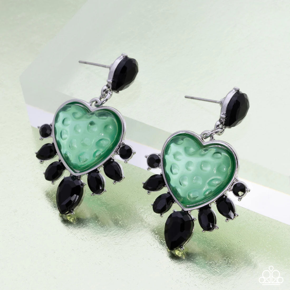 Resort Radiance - Green ♥ Post Earrings