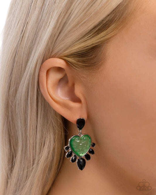 Resort Radiance - Green ♥ Post Earrings